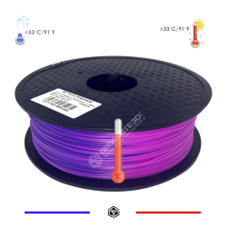 Filament 3D PLA Thermosensible 500g Bleu - Violet 1.75mm