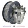 1246 - Filament 3D PLA Métallisé Argent 1.75mm 500g