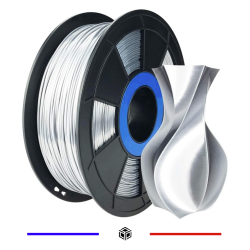Filament 3D Silk Glossy 500g Argent 1.75 mm