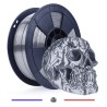 1392 - Filament 3D Silk Glossy 500g Argent Gris 1.75 mm