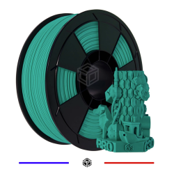 Fil 3D PLA Pastel 1 Kg 1.75 mm Cyan