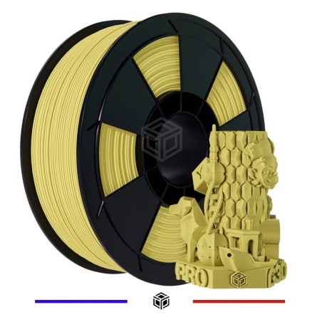 Fil 3D PLA Pastel 1 Kg 1.75 mm Jaune