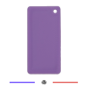 Échantillon filament PLA G3D PRO® Violet – Plaquette test