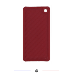 Échantillon filament PLA G3D PRO® Rouge – Plaquette test