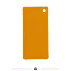 Échantillon filament PLA G3D PRO® Orange – Plaquette test