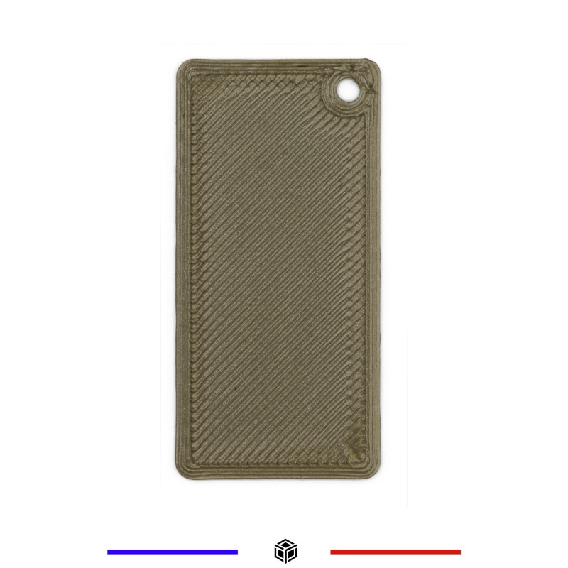 Échantillon filament PLA G3D PRO® Bronze – Plaquette test