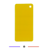 Échantillon filament PLA G3D PRO® Jaune – Plaquette test