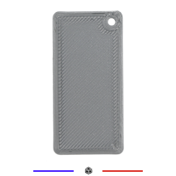 Échantillon filament PLA G3D PRO® Argent – Plaquette test