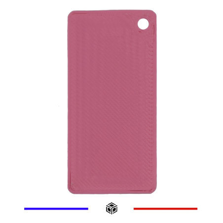 Échantillon filament PLA G3D PRO® Rose – Plaquette test