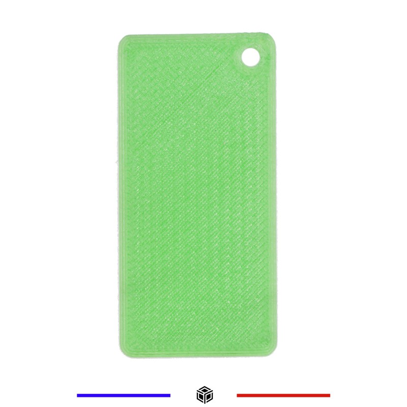 Échantillon filament PLA G3D PRO® Translucide Vert – Test Échantillon filament PLA G3D PRO® Translucide Vert – Test