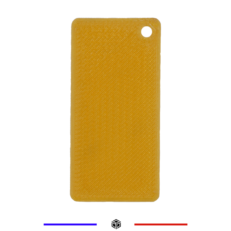Échantillon filament PLA G3D PRO® Translucide Orange – Test Échantillon filament PLA G3D PRO® Translucide Orange – Test