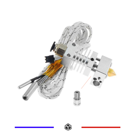 KIT EXTRUDEUR CR8 CR10 TETE LARGE 0.4mm 12V 50W
