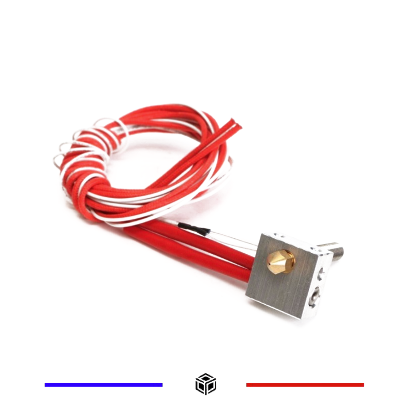 Kit MK8 Extrudeuse Extrémité Chaude Imprimante 3D 1.75mm Buse 0.4mm