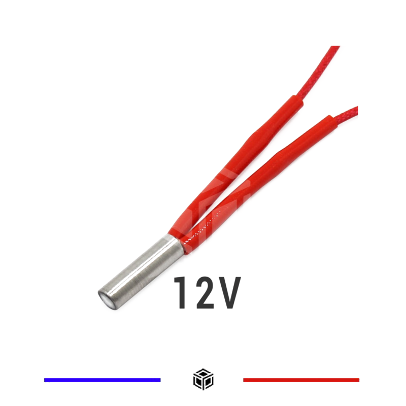 Cartouche chauffante imprimante 3D - 12V 40W Cartouche chauffante imprimante 3D - 12V 40W