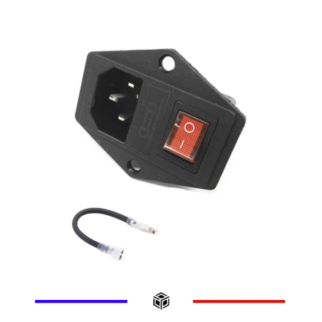 Interrupteur Marche/Arrêt Rouge