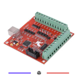 YouQi 100Khz Motion Controller Card Breakout Board USB MACH3 Controller Board pour la gravure CNC