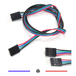 Câble mâle à femelle 4 broches 70cm