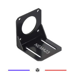 Support en acier 3D-Nema 23 avec vis