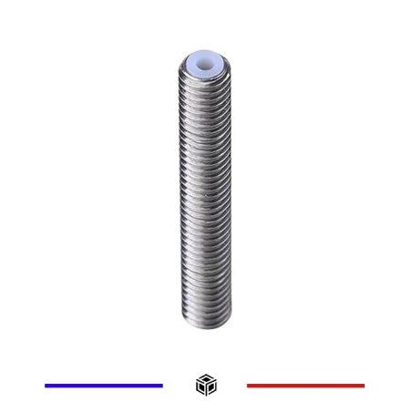 Gorge MK8 avec Rainure en Acier Inoxydable PTFE 1,75mm