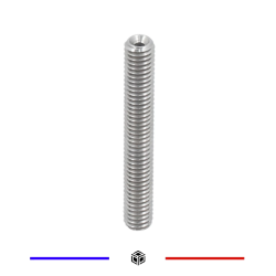 Gorge MK8 M6x40mm en Acier Inoxydable PTFE 1,75mm