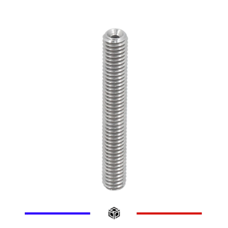 Gorge MK8 M6x40mm en Acier Inoxydable PTFE 1,75mm