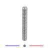Gorge MK8 M6x40mm en Acier Inoxydable PTFE 1,75mm