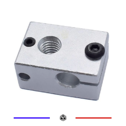 Bloc de chauffe Aluminium E3D V6 PT 100