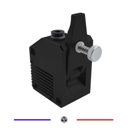 Extrudeur BMG en métal Noir - Compatible différentes imprimantes 3D