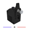 Extrudeur BMG en métal Noir - Compatible différentes imprimantes 3D