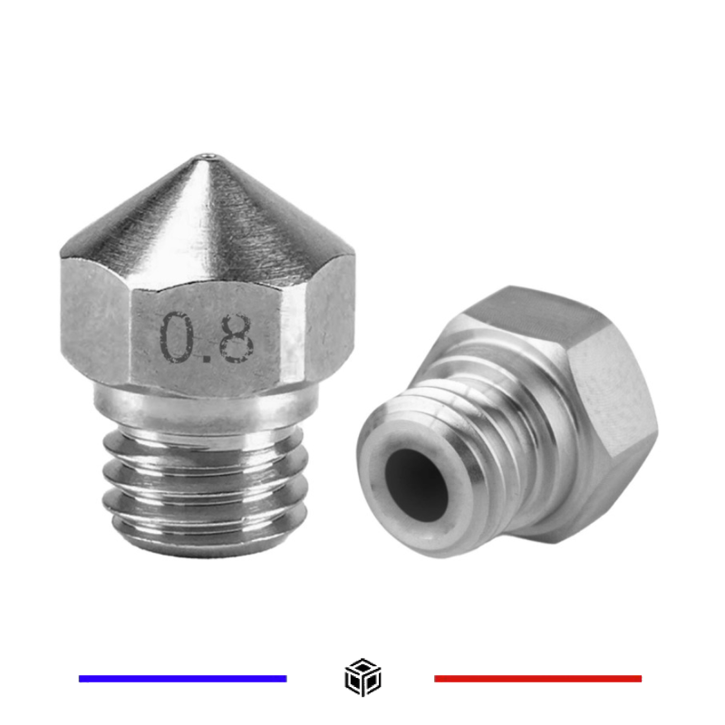 Buse MK10 M7 0,8mm Acier Inoxydable 1,75mm