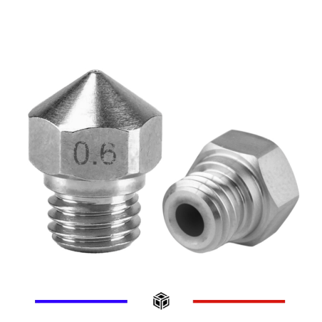 Buse MK10 M7 0,6mm Acier Inoxydable 1,75mm