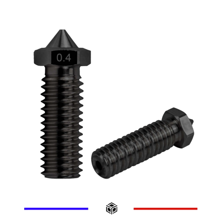 Buse E3D volcano 0.4mm Acier Trempé 1.75mm