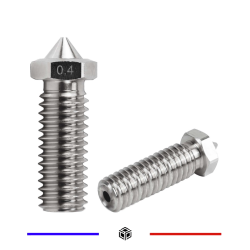 Buse E3D volcano 0.4mm Acier Inoxydable 1.75mm