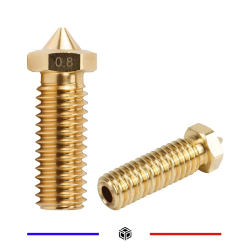 Buse E3D volcano 0.8mm Laiton 2.85mm
