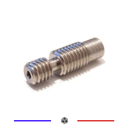 Guide Fil E3D V6 M6 M7 X 22mm sans tube téflon 1.75mm