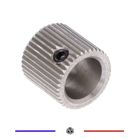 Engrenage extrudeur entrainement Mk7 / Mk8 40 dents 8mm