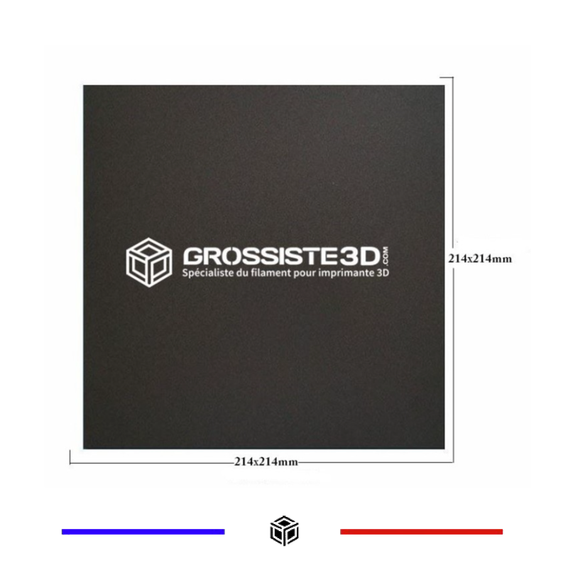 Film d’adhérence 214x214mm plateau imprimante 3D Film d’adhérence 214x214mm plateau imprimante 3D