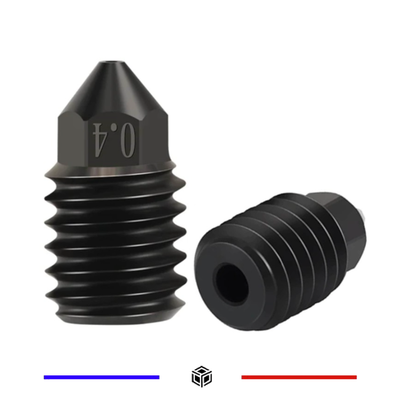 Buse Acier Trempé Bambu Lab  0.40mm pour Filament 1.75mm - 3D