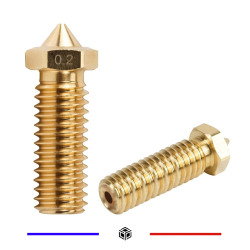 Buse E3D volcano 0.2mm Laiton 1.75mm