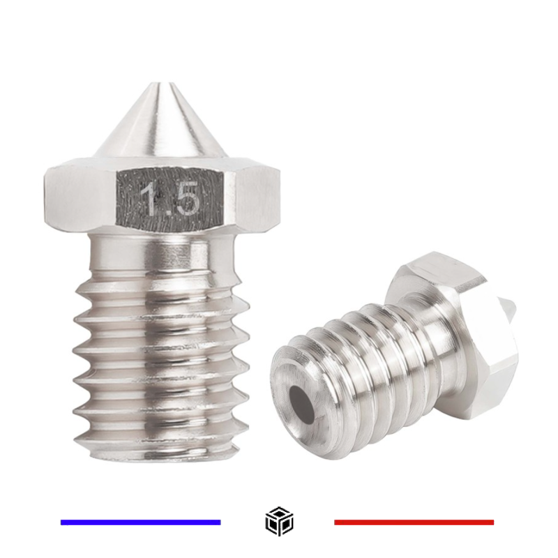 Buse 1,5mm E3D V6 V5 1,75mm Titane Buse 1,5mm E3D V6 V5 1,75mm Titane