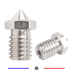 Buse 0,8mm E3D V6 V5 1,75mm Titane