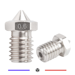 Buse 0,6mm E3D V6 V5 1,75mm Titane