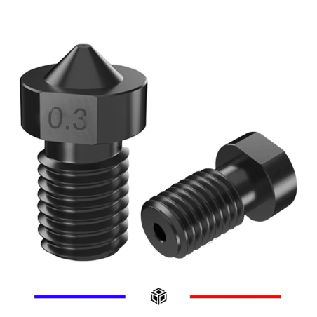 Buse 0,3mm E3D V6 V5 1,75mm Acier Trempé