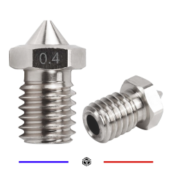 Buse 0,4mm E3D V6 V5 32,85mm Acier Inoxydable