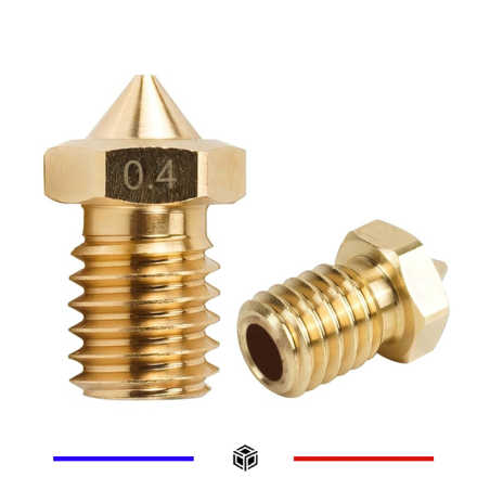 Buse 0,4mm E3D V6 V5 2,85mm Laiton