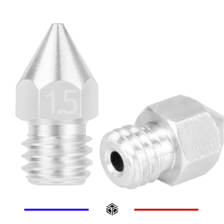 Buse 1.5mm MK7 MK8 1.75mm Titane