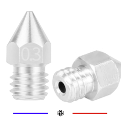 Buse 0.3mm MK7 MK8 1.75mm Titane