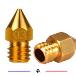 Buse 0.3mm MK7 MK8 3mm laiton