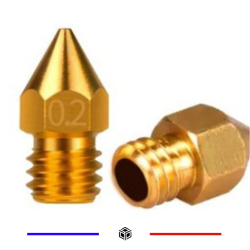 Buse 0.2mm MK7 MK8 3mm laiton