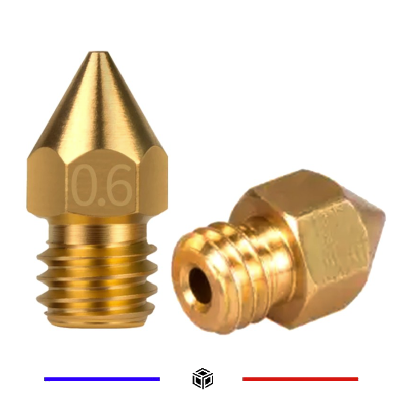 Buse 0.6mm MK7 MK8 1.75mm laiton